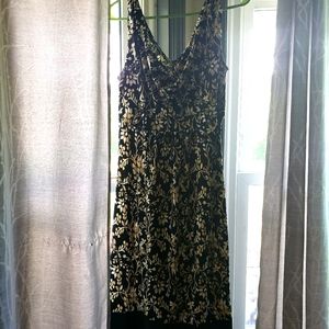 Black and Cream summer wedding guest dress